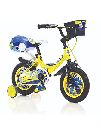 Corelli Moojoo Alüminyum Kadro Aksesuarlı 12 Jant Çocuk Bisikleti Sarı 2-4 Yaş