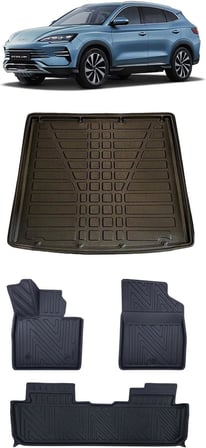 Byd Seal U Ev 2024 Model İle Uyumlu 5D Premium Ekstra Havuzlu Paspas Ve Bagaj Havuzu Set