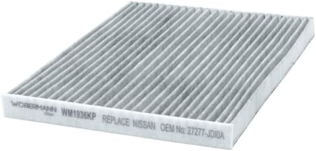 Karbonlu Polen Filtresi Nissan Qashqai 1.6 2007-2013 ile uyumlu