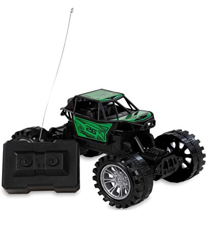 Rock Crawler Off-Road Metal Görünüm,Yarım Fonksiyonlu U/K Dağda, Çölde, Kayada Giden Buggy Jeep 1:22