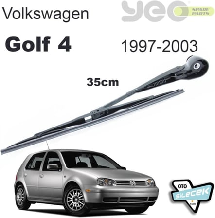 Yeo Vw Golf 4 ile Uyumlu Arka Silecek Kolu Ve Süpürgesi 1997-2005