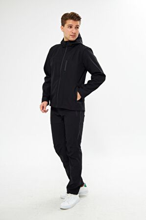 Orange Safety Softshell Siyah Mont Ceket