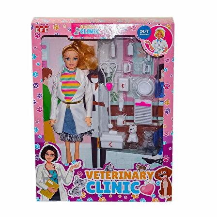 875 Veteriner Manken Bebek -Efe Toys
