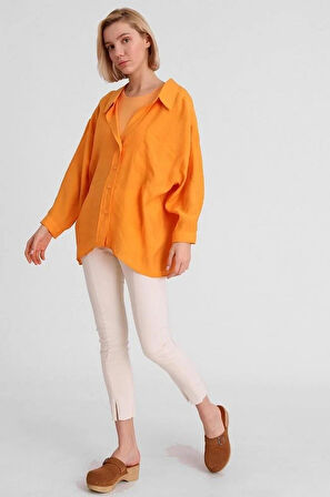 OMZU DÜŞÜK OVERSİZE GÖMLEK