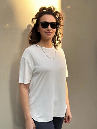 BİSİKLET YAKA MODAL BASIC TSHIRT