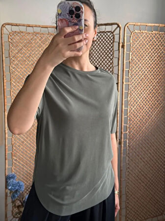 BİSİKLET YAKA MODAL BASIC TSHIRT