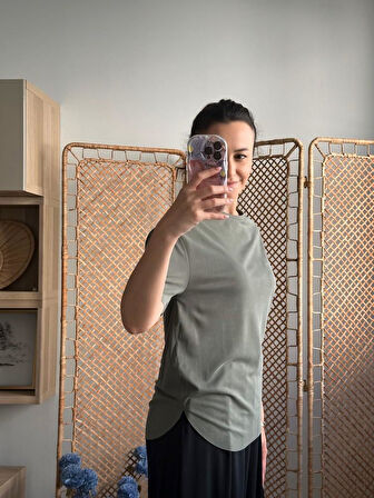 BİSİKLET YAKA MODAL BASIC TSHIRT