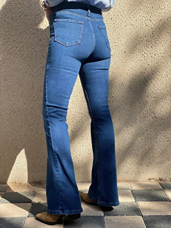 İSPANYOL PAÇA LİKRALI JEAN