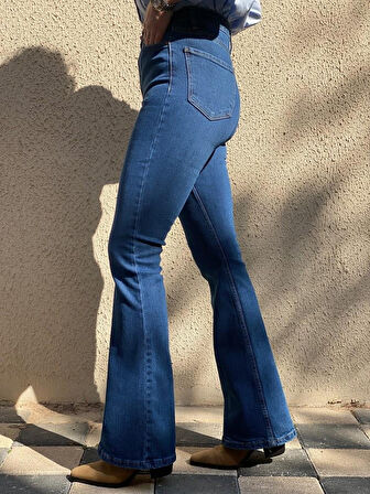 İSPANYOL PAÇA LİKRALI JEAN