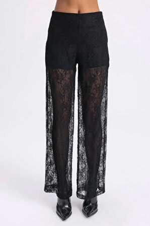 KISA ASTARLI DANTEL PANTOLON