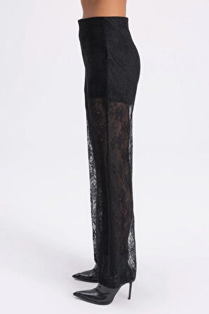 KISA ASTARLI DANTEL PANTOLON