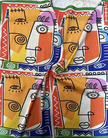 YÜZ FİGÜRLÜ FULAR