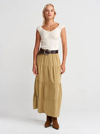 FİYONK DETAYLI DANTEL BLUZ