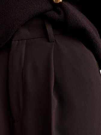 PİLELİ KREP PALAZZO PANTOLON