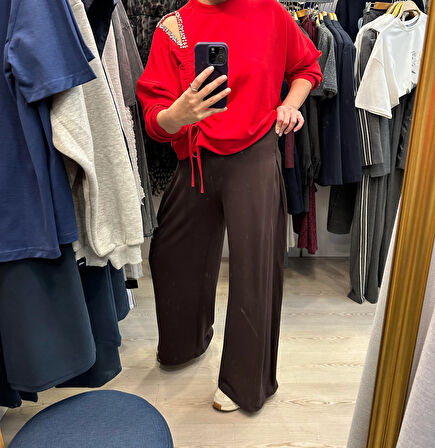 YANI PİLELİ SALAŞ PANTOLON