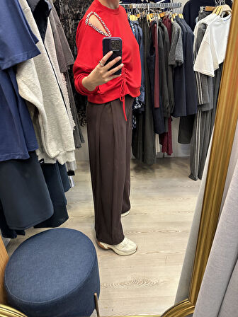 YANI PİLELİ SALAŞ PANTOLON