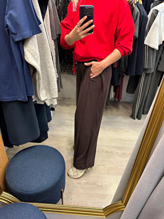 YANI PİLELİ SALAŞ PANTOLON