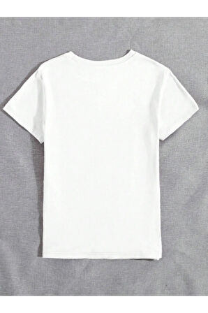 Unisex İtalyan Skyline Özel Tasarım Ön Baskılı Tasarım Tshirt