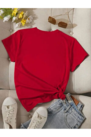 Unisex Leopar Desenli Kurdele Özel Tasarım Ön Baskılı Tasarım Tshirt
