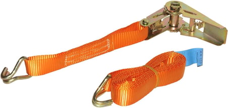 Safeset SG-27 25mm 1 İnç Spanzet 4 Mt Kolon Takım 400-800 KG Kaldırma 6 mm Çift J Kanca 1.1 Yük Gerdirme Halatı (2)