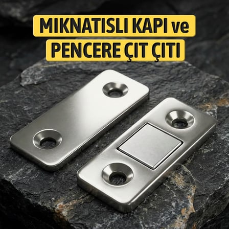 Mıknatıslı Küçük Çıt Çıt Kapı Pencere İçin Sineklik Kümes Pencere ve Kapıları İçin Tutucu Çıt Çıt