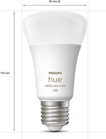 Philips HueWCA 9W E27 Renkli Akıllı Ampul 2'li Başlangıç Seti