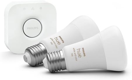 Philips HueWCA 9W E27 Renkli Akıllı Ampul 2'li Başlangıç Seti