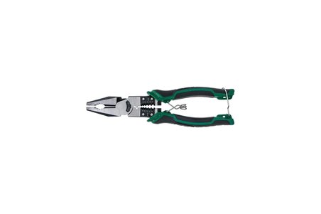 ® 5’i 1 Arada Çok Fonksiyonlu Pense 9” (215 mm) | CR-V Krom Vanadyum Çelik | Tel Kesme, Kablo Sıyırma, Papuç Sıkma, Tel Bükme | Profesyonel Elektrik &amp; Tesisat Pensesi