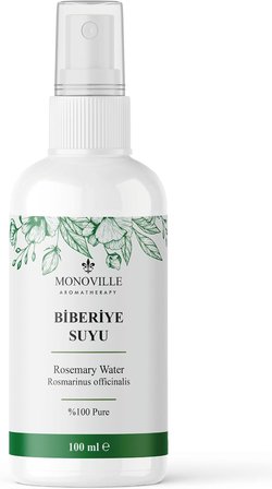 Biberiye Suyu 100 ml Cam Şişe%100 Saf ve Doğal (Rosemary Water)