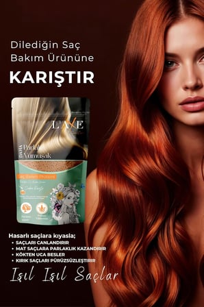 Hasarlı-Kabaran Saçlara Bakım Terapisi | Saç Bakım Proteini | 50 Gram