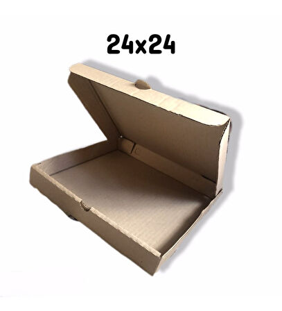 24x24x3.5 cm Ebatında 50 adet Üretim Fazlası Yazılı Karton Kutu 