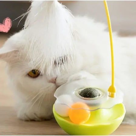 KEDİ NANESİ YALAMA TOPLU HACI YATMAZ TÜYLÜ KEDİ OYUNCAĞI İNTERAKTİF OYUNCAKLAR 1 ADET