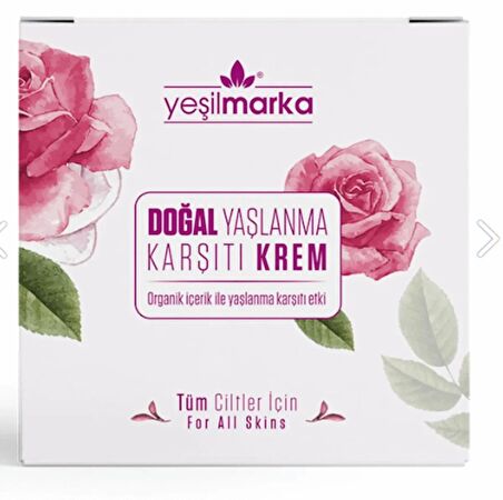 Yeşilmarka Doğal Yaşlanma Karşıtı (Anti Aging) Krem