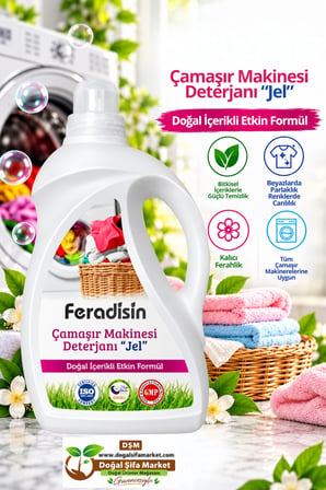 Feradisin Çamaşır Makinesi Jel Deterjanı 2000 ml - Gimdes Helal Sertifikalı