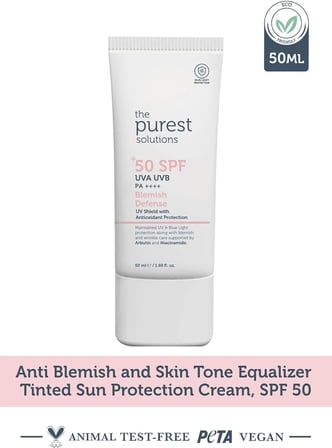 Lekeli Ciltler İçin Antioksidan Destekli Güneş Kremi, 50+ SPF UVA/UVB Blemish Defense, Antioxidant Protection