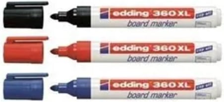 360 Xl Doldurulabilir Tahta Kalemi 3'Lü Set (Kırmızı - Mavi - Siyah) Ryn-Ldr885-On