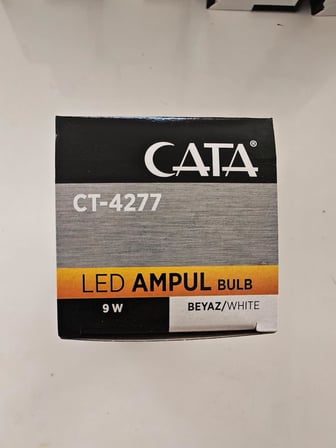 CATA CT-4277B LED Ampul, 9 W, 730 lm, Beyaz Işık 10 lu paket