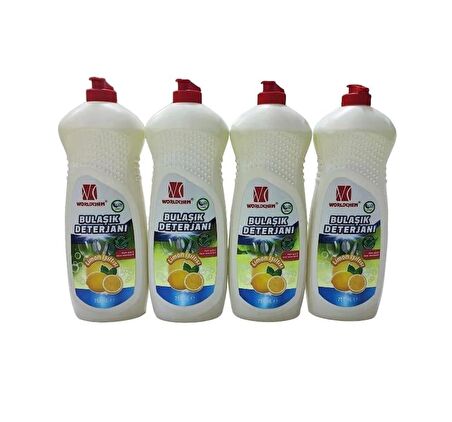 Worldchem Elde Bulaşık Deterjan 750ML 4,lü Set