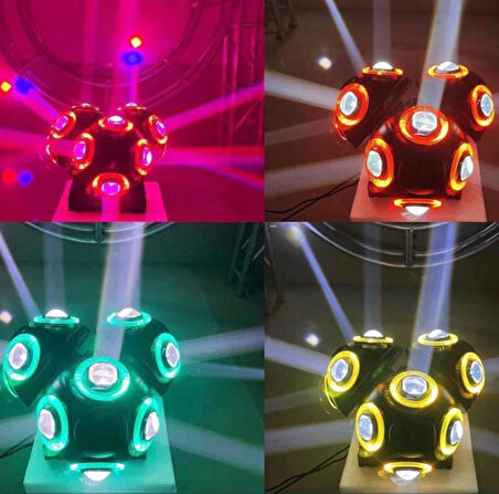 DJ PRO 12x10 WATT 360 DERECE LED BEAM LAZER STROBE ROBOT IŞIK
