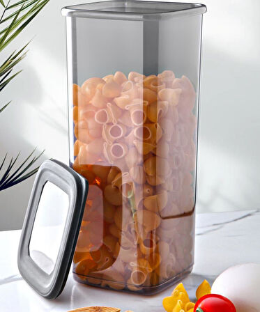 Omnipazar SY-2735 Fresca Kare Erzak Saklama Kabı Silikon Kapak 3'lü Set 