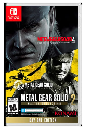 Metal Gear Solid Master Collection Vol. 2 Day One Edition – Switch - Fiziki Oyun