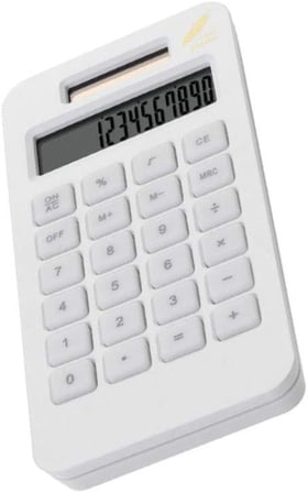 12341803 Cep Hesap Makinası Beyaz