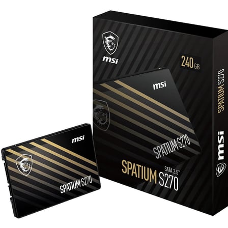 MSI SSD SPATIUM S270 SATA 2.5" 240GB R:500 W:400