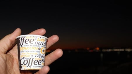Excodi Cup - [CUP] 4 oz Kullan At Bardak - 100 ml - 300 Adet Kaliteli Bardak - Türk Kahvesi, Espresso, Sızdırmaz, El Yakmaz (Bej - Ekspresso - Shot)
