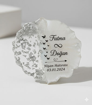 25’li Epoksi Söz, Nişan ve Nikah Magneti – Kişiye Özel İsimli Hediyelik Magnet