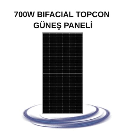SOLERON 700W BIFACIAL TOPCON GÜNEŞ PANELİ