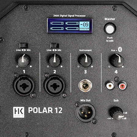 HK AUDİO POLAR-12 12"+ 6x3" 2000 WATT COLUMN LİNE AKTİF HOPARLOR
