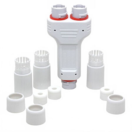 Anunnaki AN3012 Outdoor Su Geçirmez 1x2 1 Giriş 2 Çıkış PoE Extender Ethernet Repeater Dış Mekan