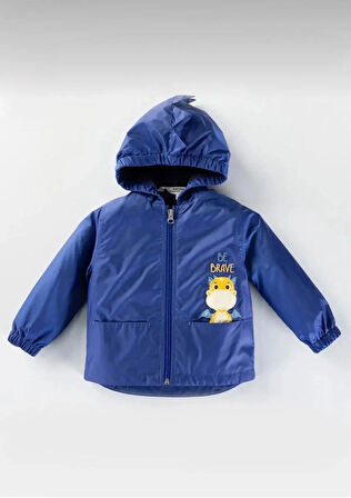 ERKEK BEBEK KAPÜŞON DETAYLI YAĞMURLUK - RÜZGARLIK