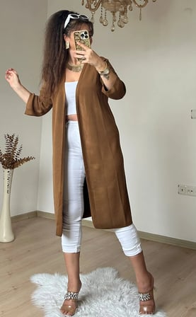 Merserıze Hırka Camel